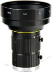 Objetivo de gran formato de cuatro tercios de pulgada, focal fija de 12mm, Iris manual, 5 Megapxeles (5Mpx)